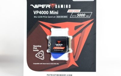 Обзор Патриот Viper VP4000 Mini. Карлик хранилища для мобильных игр